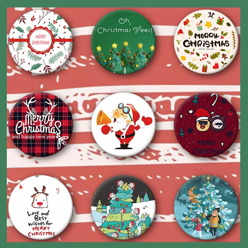 Женская Брошь в виде Санта Клауса Nengdou T37|Значки| |