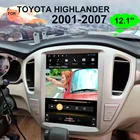 Автомобильный мультимедийный видеоплеер с большим экраном 12,1 дюйма для Toyota Highlander Limited 2003-2005, Авторадио клуger, радио 2din, Android