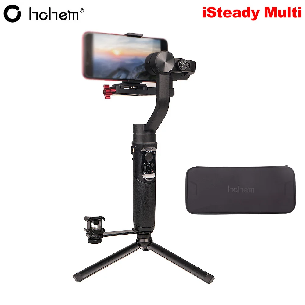 with Bracket Hohem iSteady мульти 3-осевой ручной шарнирный стабилизатор для камеры GoPro для sony RX100 цифровая экшн-камера смартфона PK Zhiyun Crane M2 - Комплект: with Bracket