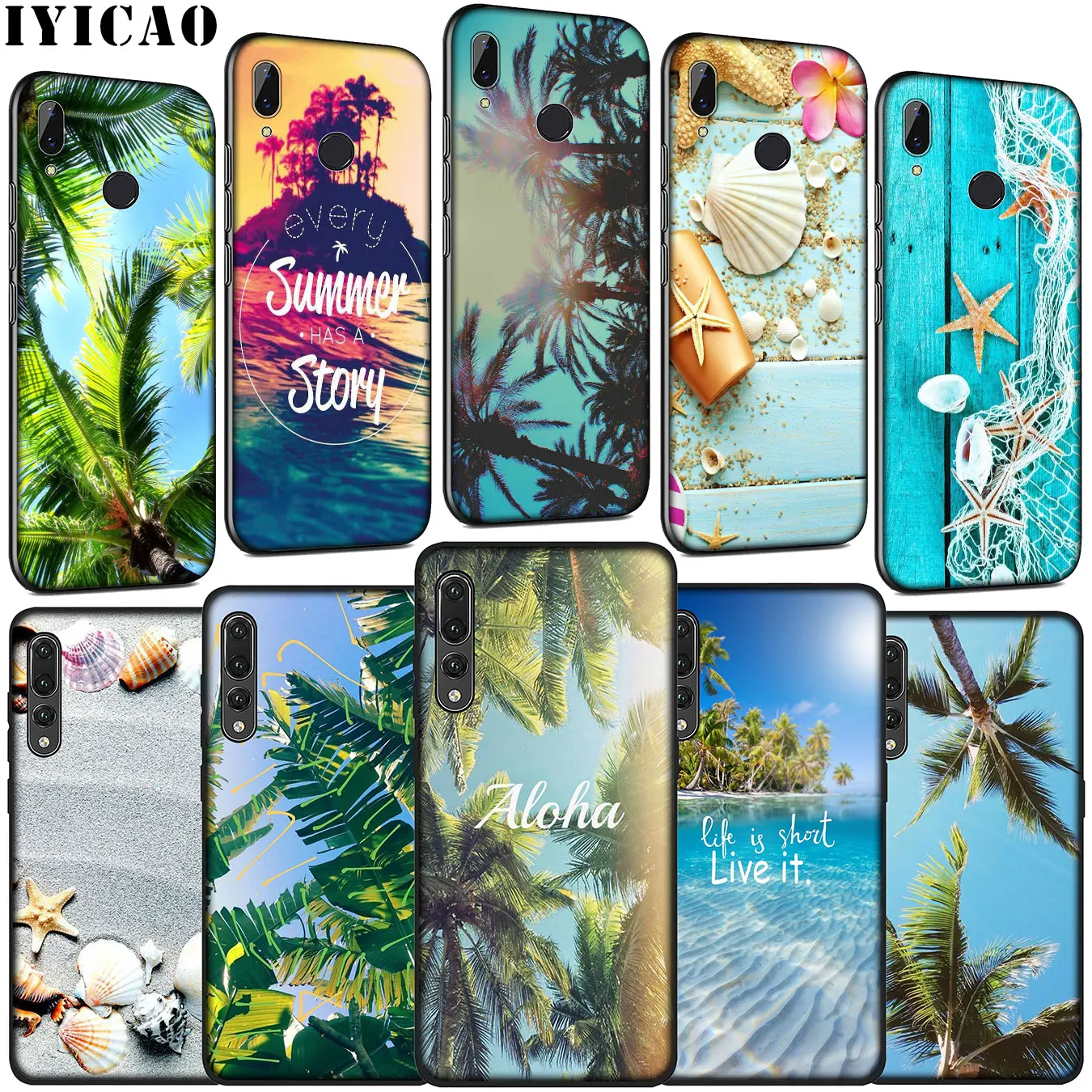 IYICAO Мягкий силиконовый чехол для Huawei P30 P20 Pro P10 P9 Lite Mini 2017 2016 P Smart Z Plus 2019 |