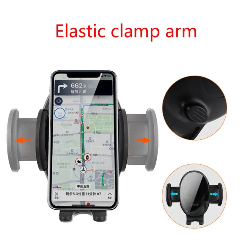 

360 Degree Carbon Fiber Adjustable Angle Type Car Cup Holder Car Phone Holder 28GC