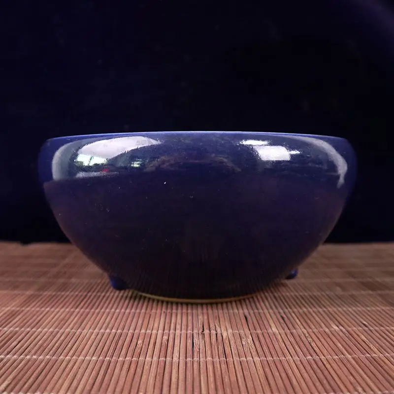 

Chinese Ceramics Porcelain Blue Glaze Chinaware Brush Writing-Brush Wash