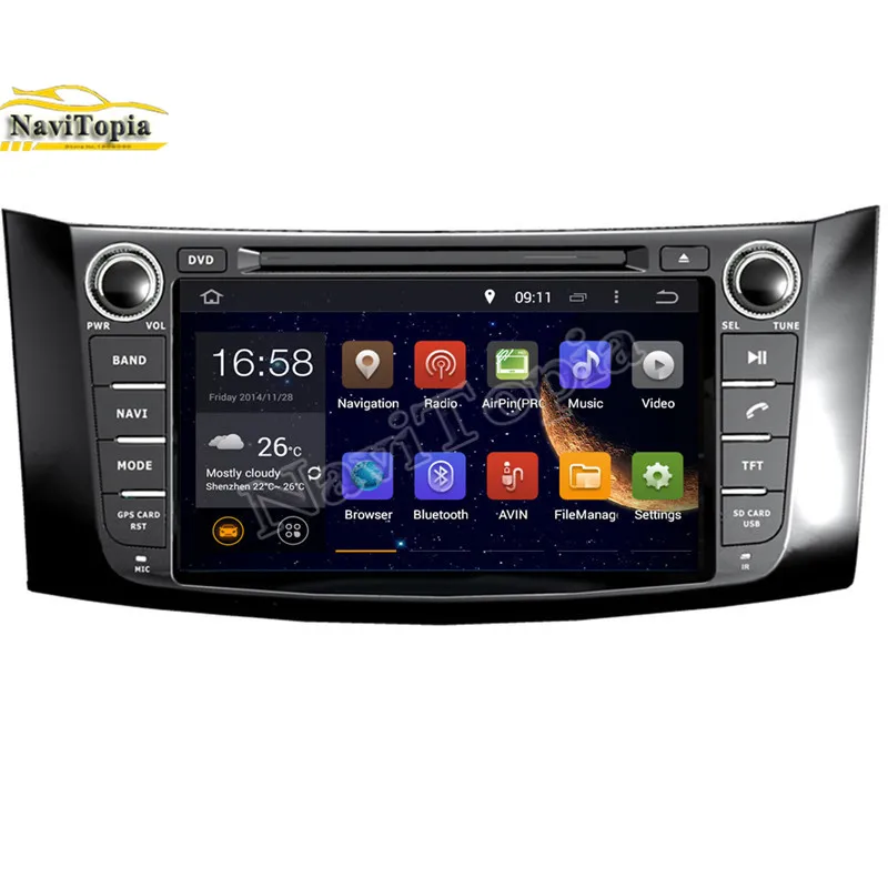 Восьмиядерный 4G ram 64G rom Android 9 0 автомобильный DVD мультимедийный плеер для Nissan Sentra