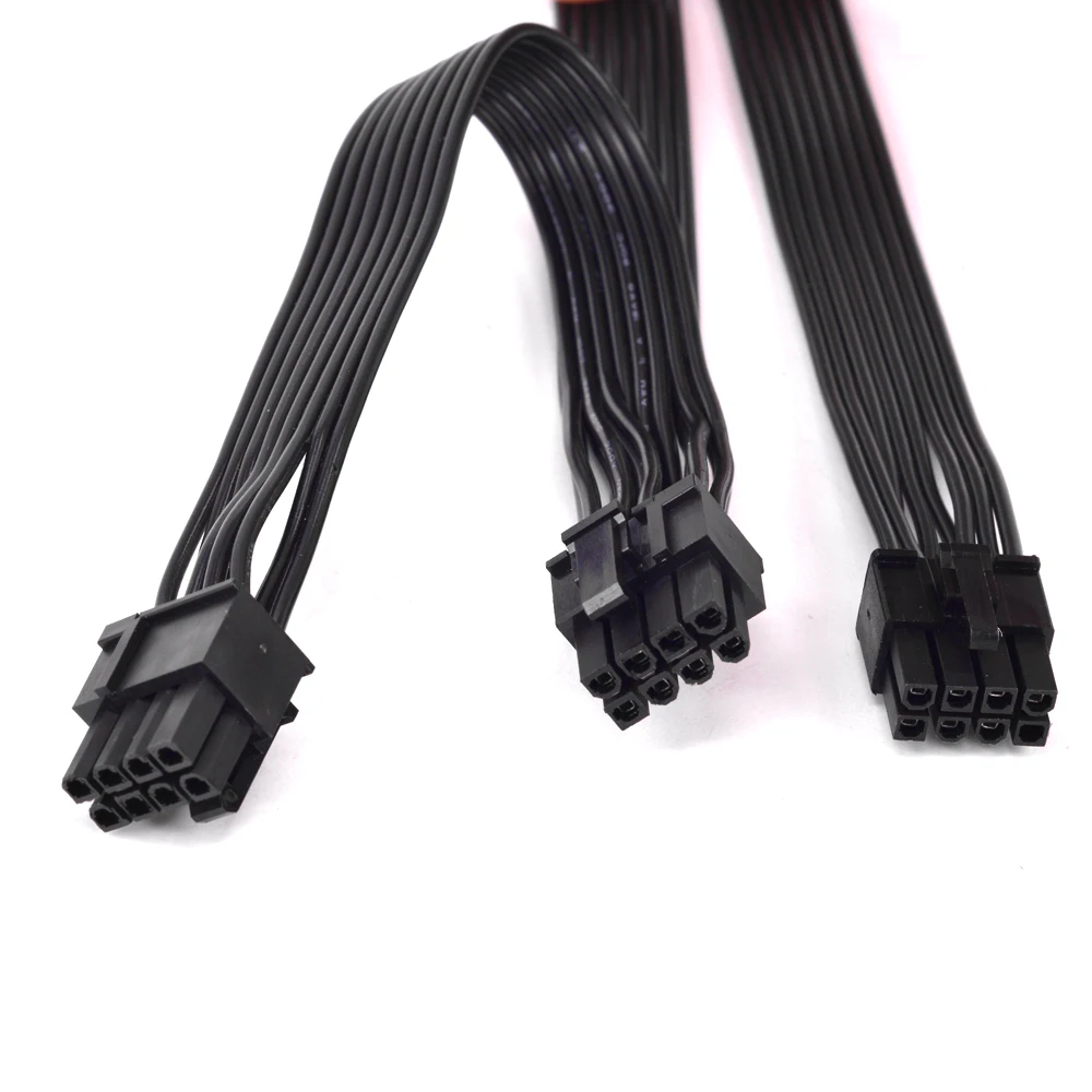 PCI express 8pin двойной 6 + 2Pin Мощность кабель питания PCIe 8 Pin отклонения в размерах на 1 2
