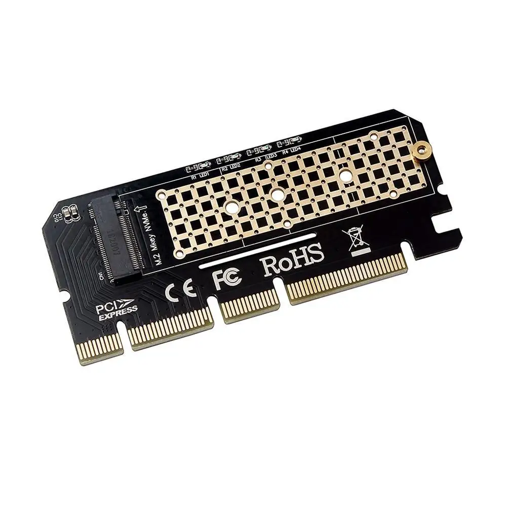 M.2 NVMe SSD NGFF к PCIE 3 0 X16 адаптер M ключ интерфейс 2280 полное расширение 2242 m. 2 2230 скорость