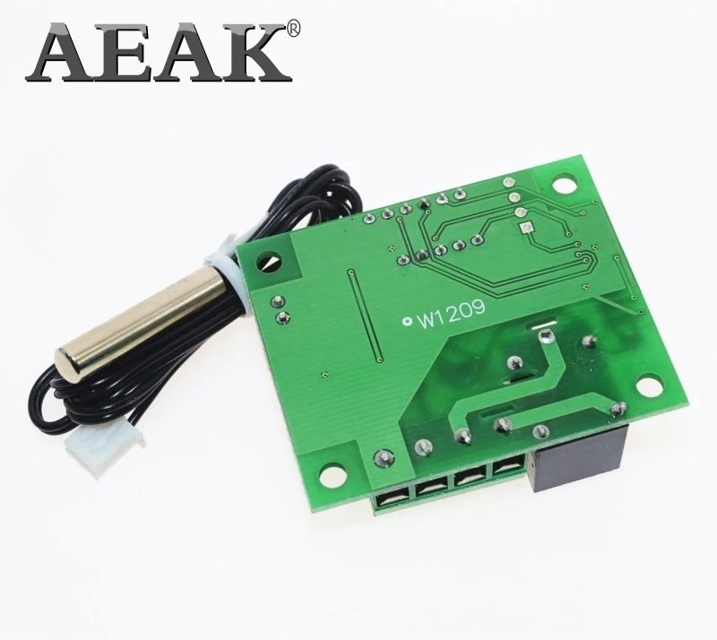Терморегулятор AEAK W1209 термометр 12 В постоянного тока температура отопления