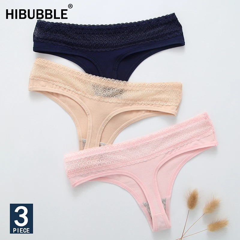 3 шт. женские хлопковые бесшовные трусики стринги|Женские трусики| |