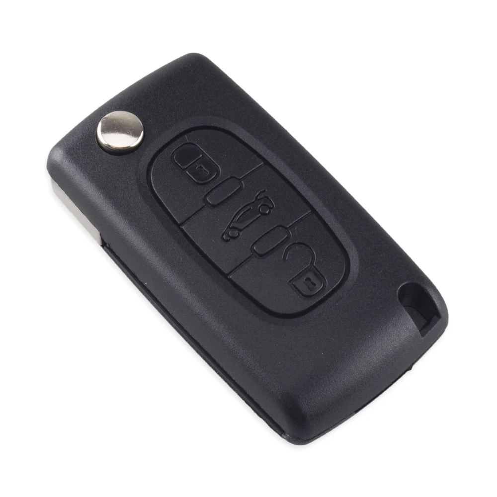 KEYYOU 20x3 кнопки флип дистанционного ключа автомобиля оболочки чехол Fob для Peugeot 207 307