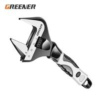 greener adjustable wrench universal spanner steel household enlarge open bathroom wrench key nut wrench plumbing repair tool