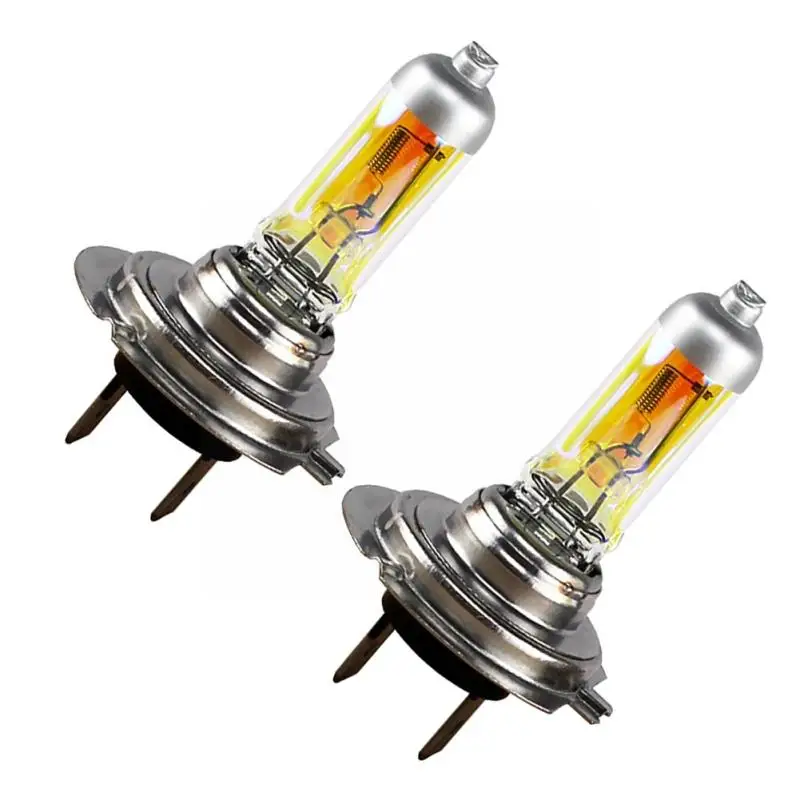 

H7 Halogen Bulb 12v 55w Colorful 6000k Quartz Glass Lamp Auto Headlight (2 Automotive Car Pcs) Light B0v1