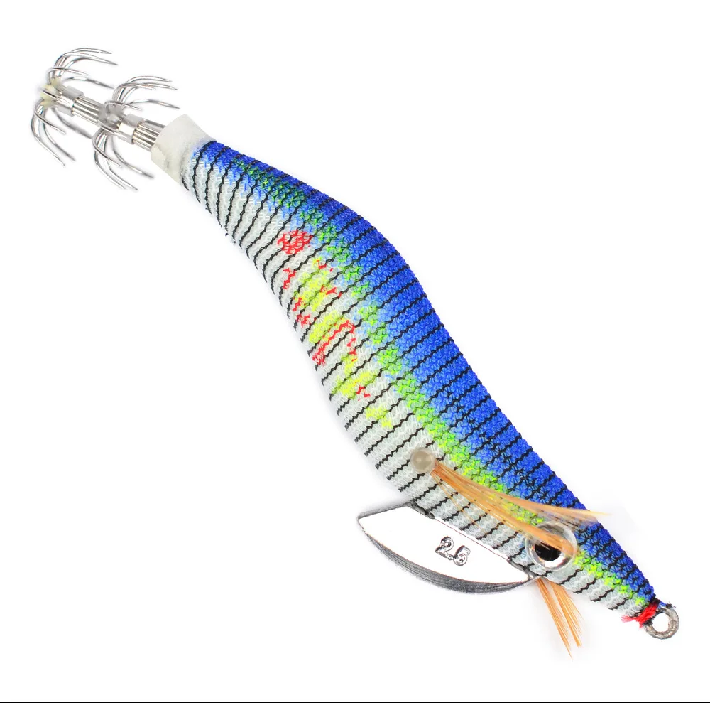 6 шт. светящаяся креветка жесткая искусственная приманка 2 5 #11g осьминог крючок