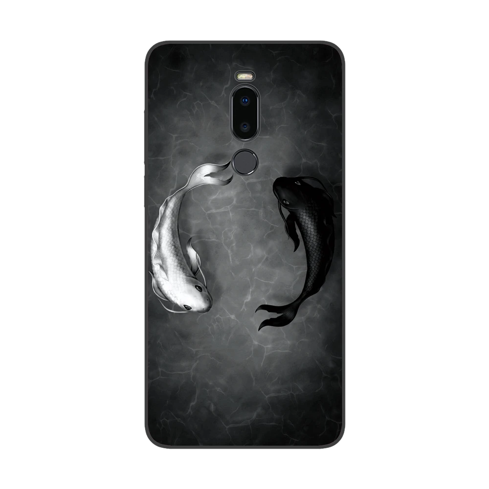 33 GUCOON силиконовый чехол для Meizu Note 8 Note8 6,0 дюймов Чехол Мягкий ТПУ защитный чехол для телефона с изображением волка Роза Цветы Чехол-бампер - Цвет: 33