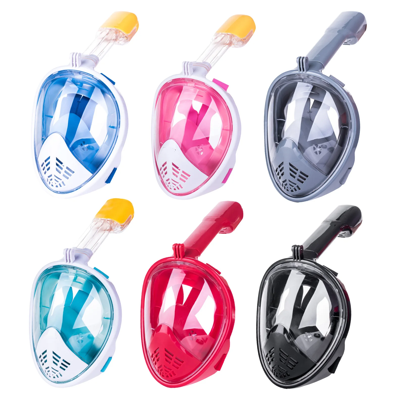 

Full Face Scuba Snorkeling Face Mask Underwater Respirator Goggles Swimming Training Diving Care Equipment for Kids Adult
