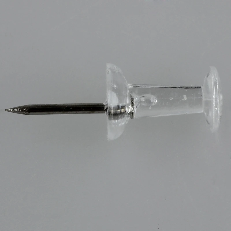 

Clear Push Pins Transparent Plastic