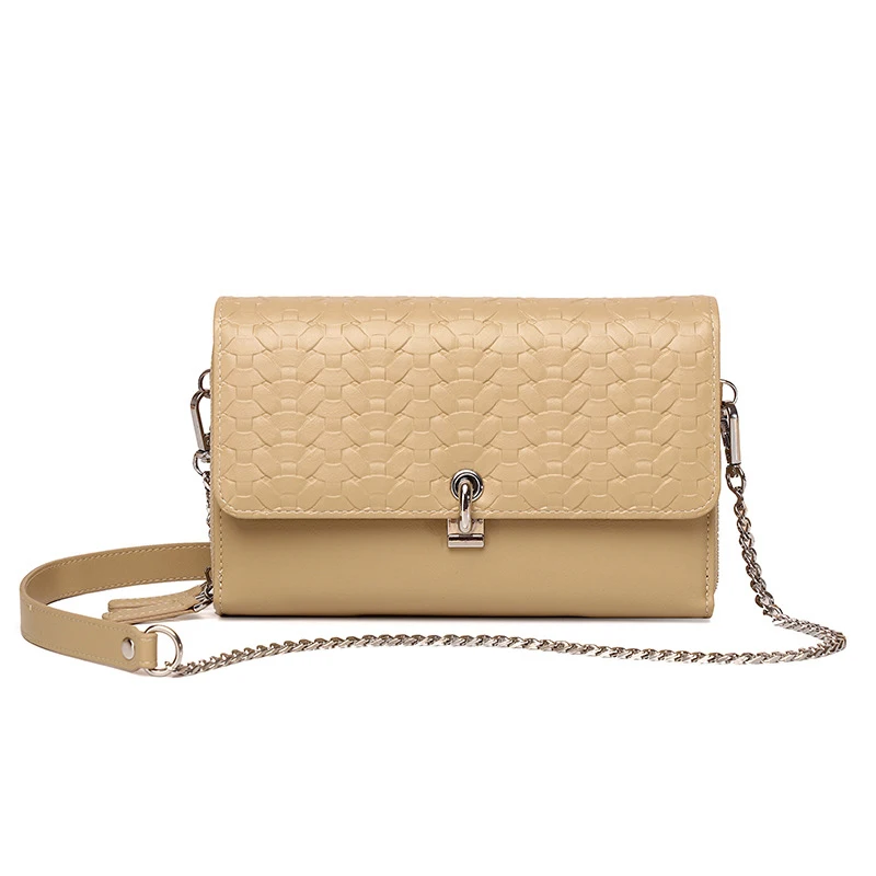 

Fashion Ladies Chain Crossbody Bags 2021 New Mini Phone Shoulder Bags For Women Casual PU Leather Messenger Bag Female Purses