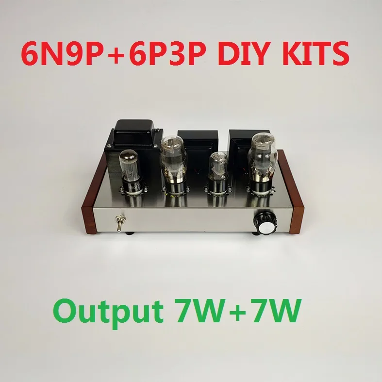 ICAIRN аудио домашняя аудио трубка, усилитель мощности DIY комплекты с 6N9P+ 6P3P вакуумные трубки выходная мощность 7 Вт+ 7 Вт AC110V/220 В опционально