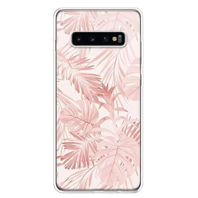 Чехол для телефона Тропическое растение зеленый лист цветок Samsung Galaxy A50 A51 A70 A71 A40