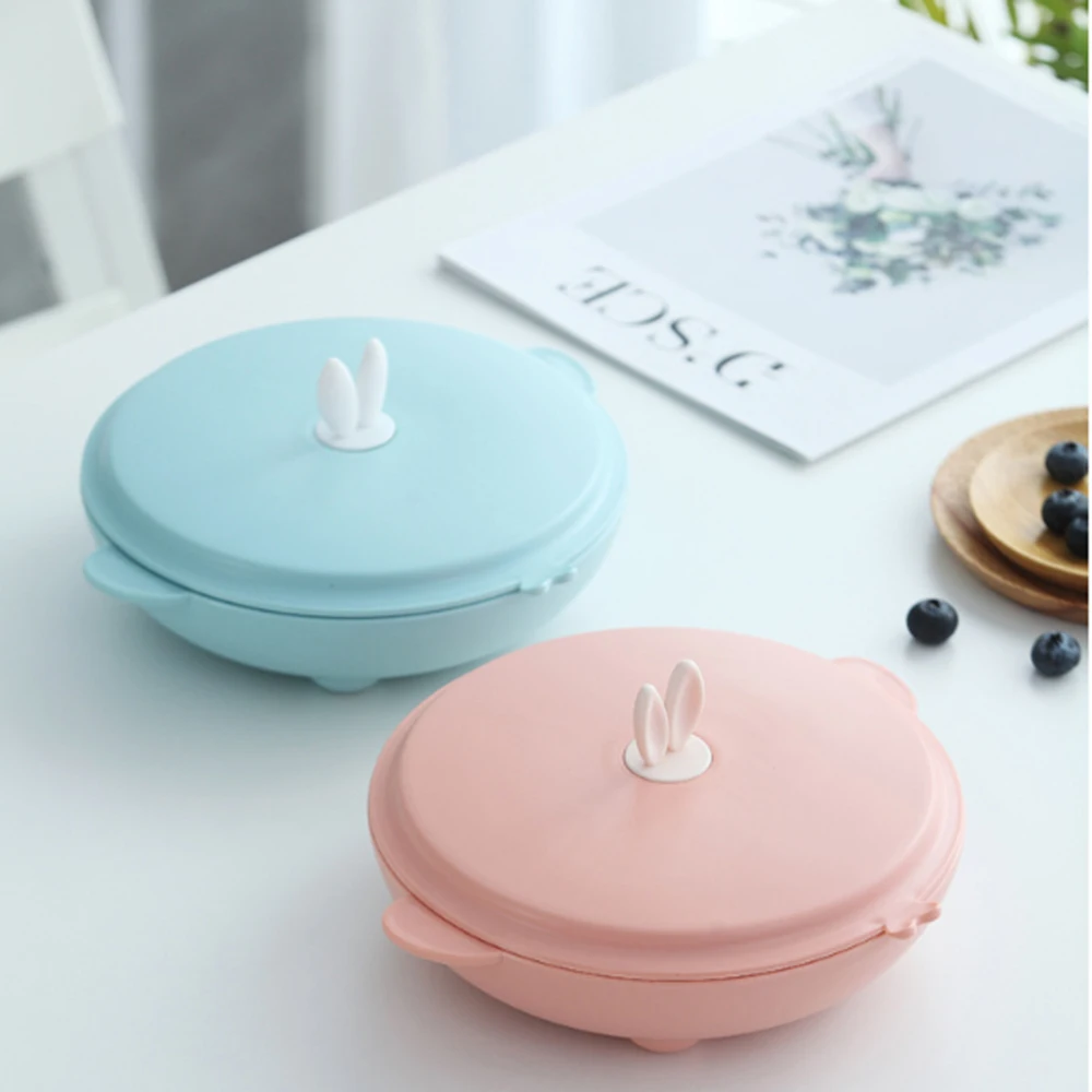 

Box For Kids With Compartments 304 Stainless Steel Box Heating Food Container Tableware