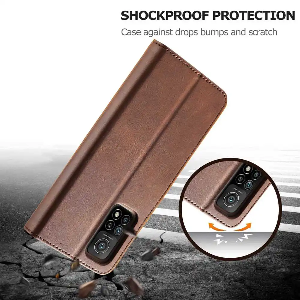 Case for POCO X3 X4 M3 M4 Pro X3 NFC F3 Case Wallet Luxury Leather Plain Flip Cover for Poco X3Pro X4Pro 5G M3Pro M4Pro 4G Case