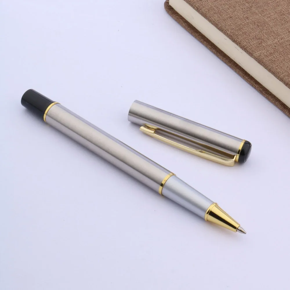 Шариковая ручка baoer из нержавеющей стали 801 со стрелкой|roller ball pen|ball penfor pens |