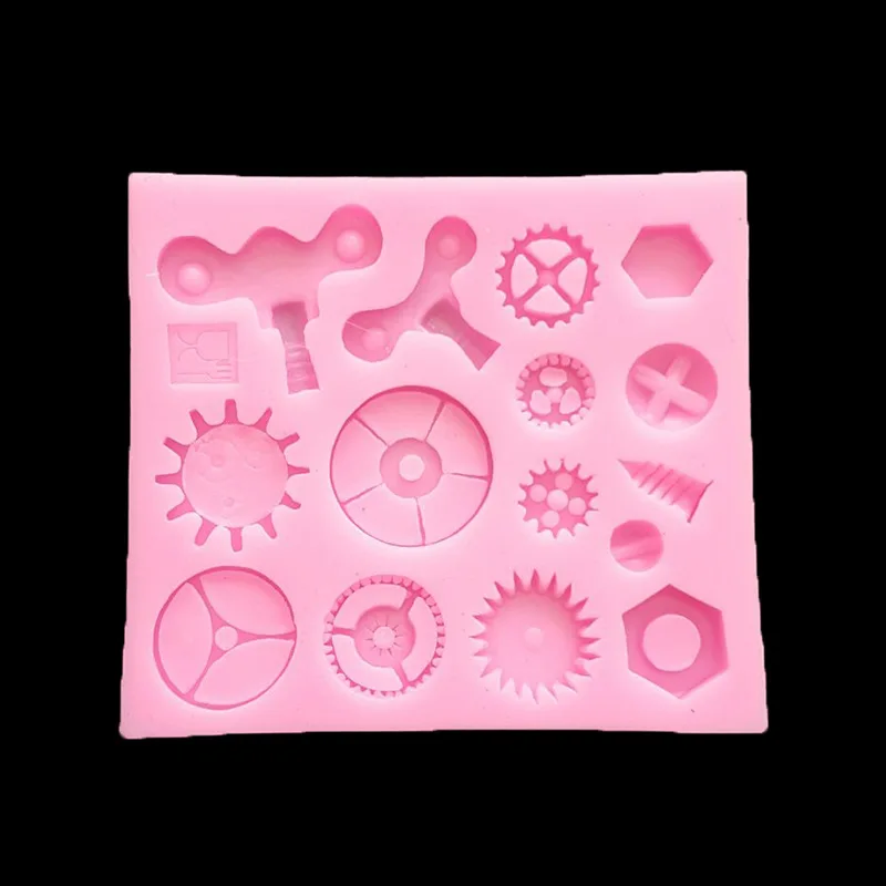 1 шт. механическая зубчатая шестерня для торта кайма мастики формы кухни