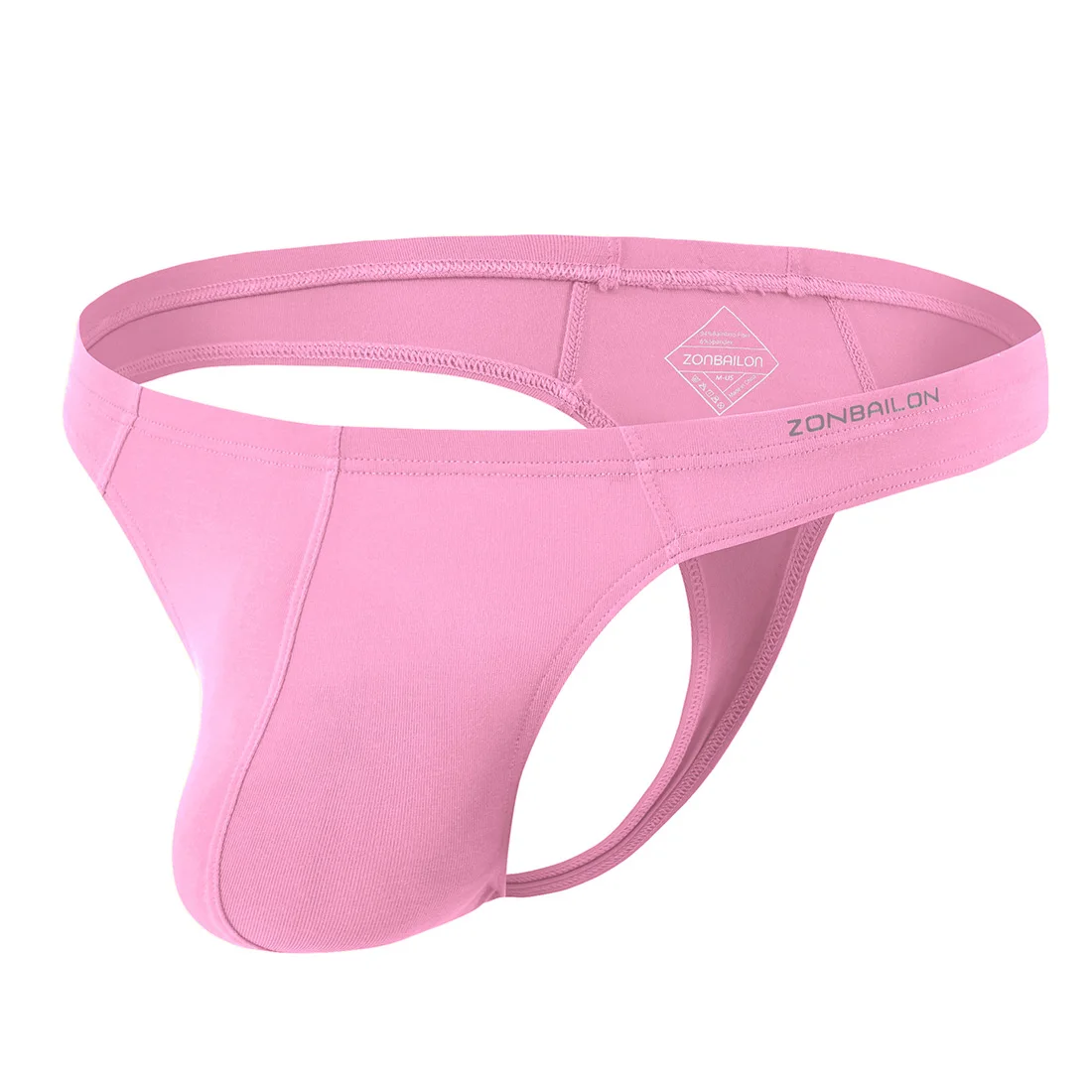 Mens Sexy G-Strings Bamboo Breathable Comfortable Men Underwear Jockstrap Low-waisted Thongs 10 Colors Size M-2XL