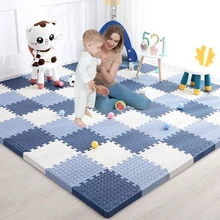 2020 NEW Baby Foam Crawling Mat Children EVA Educational Toys Kids Soft Floor Game Mat Chain Fitness Brick Gym Game Carpet 1cm