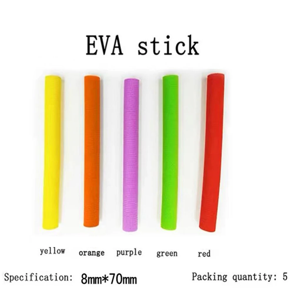 Упаковка из 5 пенопластовых палочек EVA для ловли карпа рыболовные снасти 8x70 мм