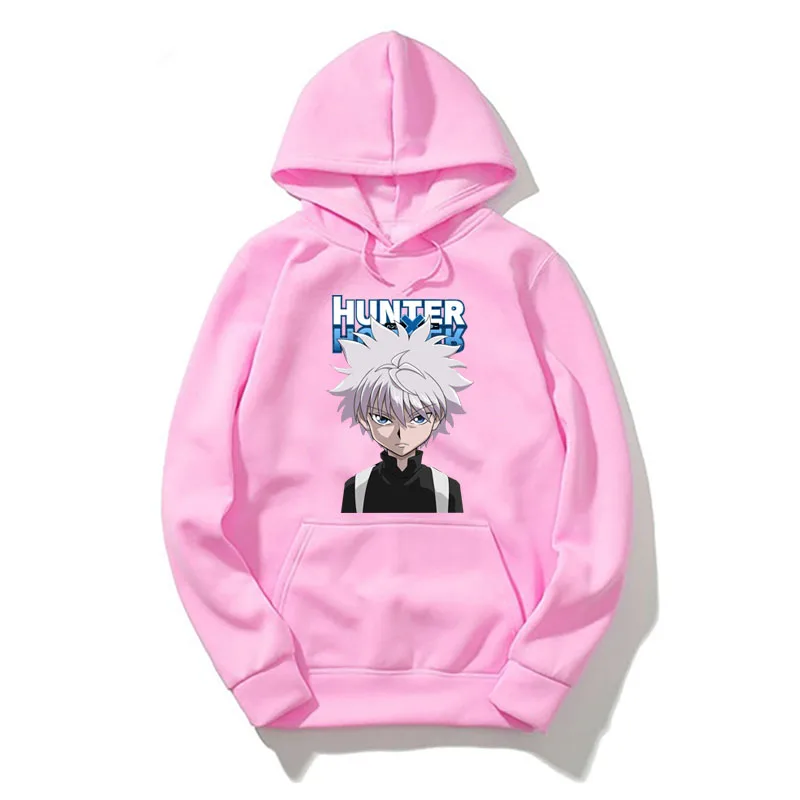 2021 Fashion Hunter X Hunter Killua Leorio Kurapika Gon Hisoka Hooded Hoodie Long Sleeve Pullover Sweatshirt for Women Men