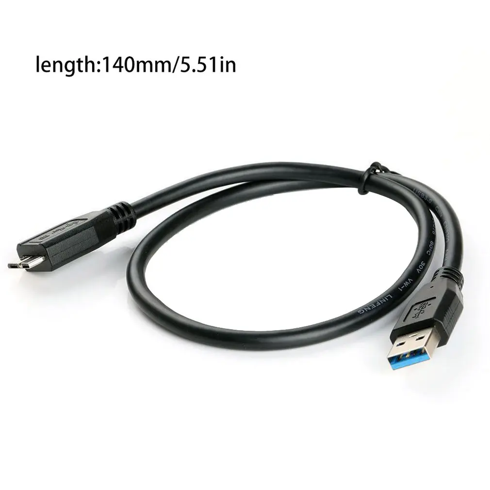 1 шт. высокоскоростной Micro USB3.0 кабель Тип A к B шнур для samsung S5 жесткий диск