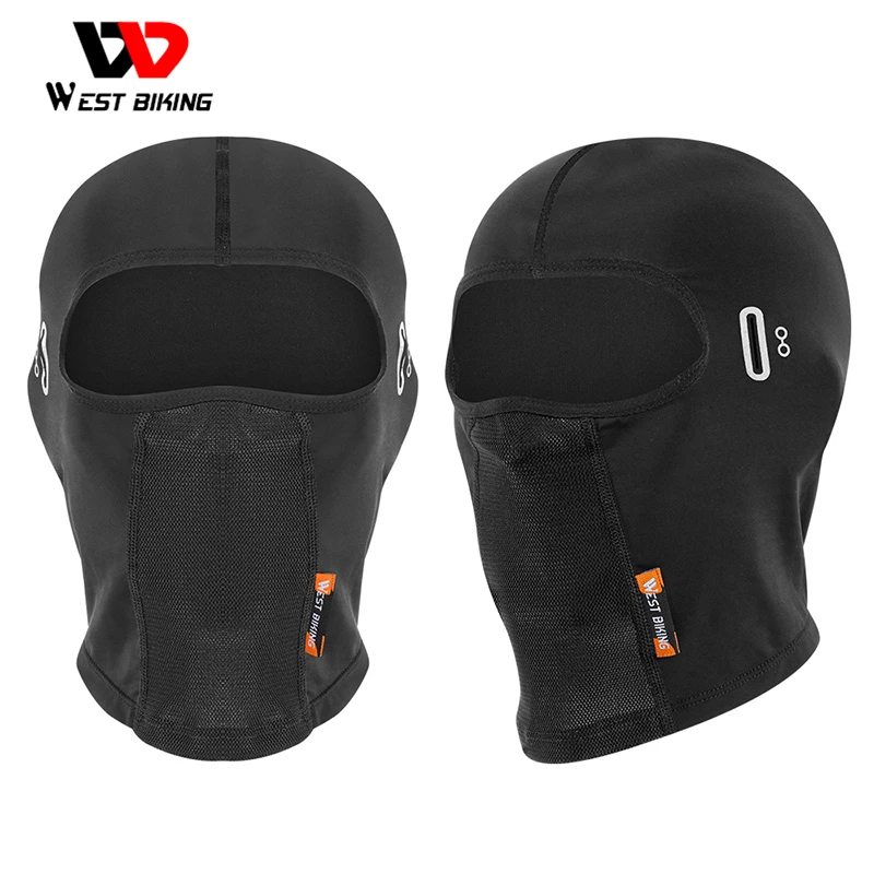 

WEST BIKING Bike Summer Headwear Cycling Outdoor Sport Breathable Balaclava With Glasses Hole Bicycle Ice Silk Headband Mask