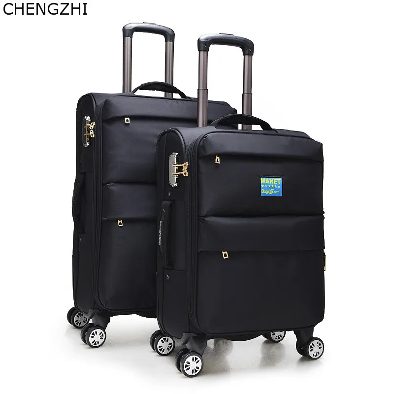 CHENGZHI 2" 24" дюймов высококачественный дорожный костюм Чехол для мужчин посадочный чехол большой емкости тележка чемодан на колёсиках Спиннер на колесиках