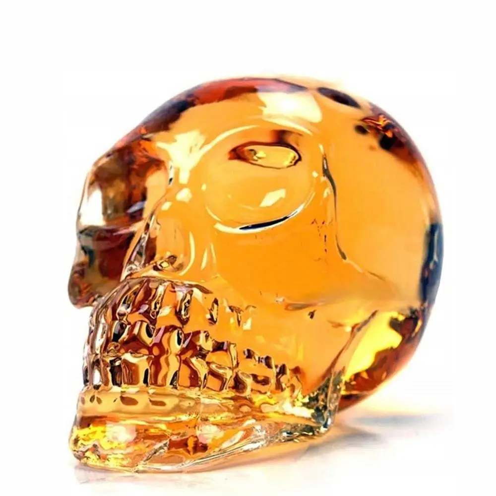 Креативные бокалы с черепом виски водки вина хрустальные для спирта прозрачные