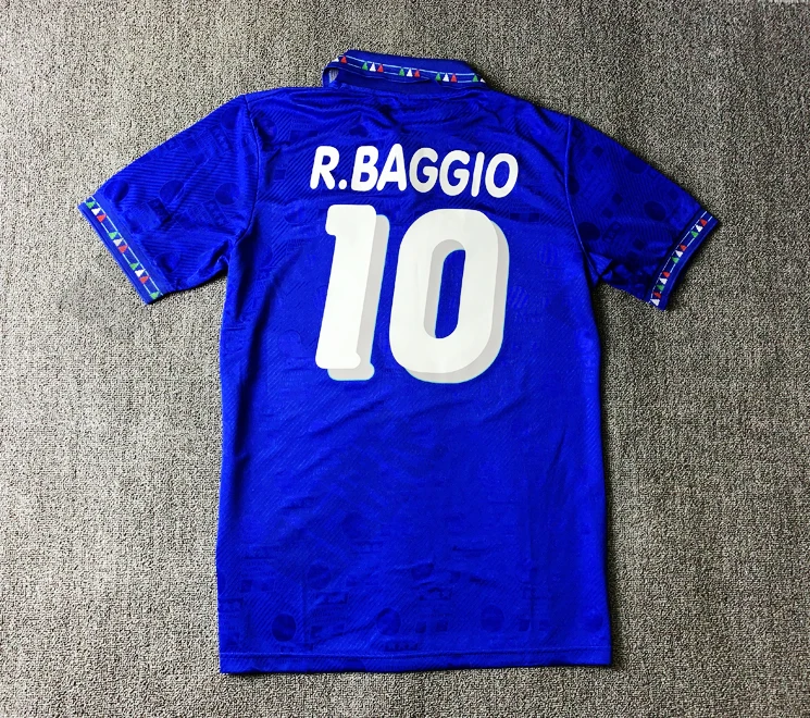 

Retro 1994 Italy ROBERT R.BAGGIO Jerseys totti pirlo Del Piero Jerseys Retro 1986 1996 1998 2006 Jersey Shirts