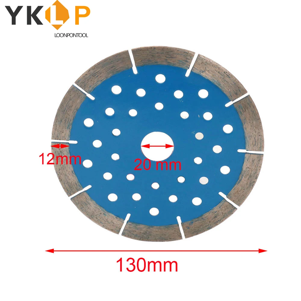 Алмазный пильный диск 130 мм режущий для бетона мрамора кирпичной плитки