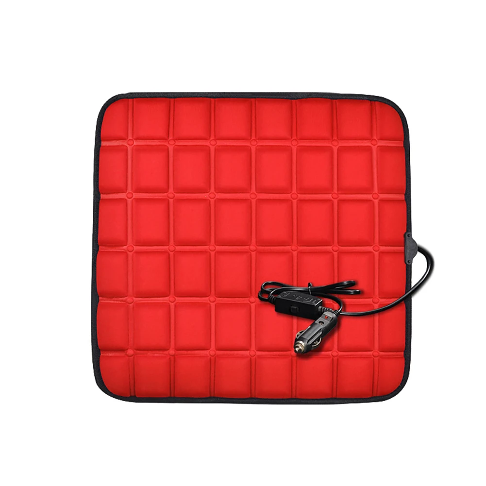 

Heated Car Seat Cover Non Slip Universal Auto Front Rear Seat Pad Chair Cushion Electric Heating Protector Pad