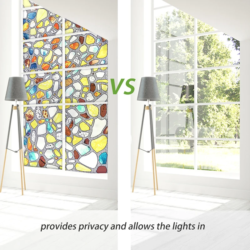 Электростатическая Адсорбция художественные наклейки для декора стеклянного