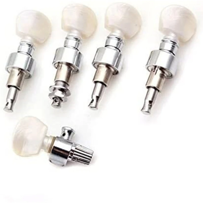 

Q1FF 5-piece set of stringed banjo strings tuner head tuner