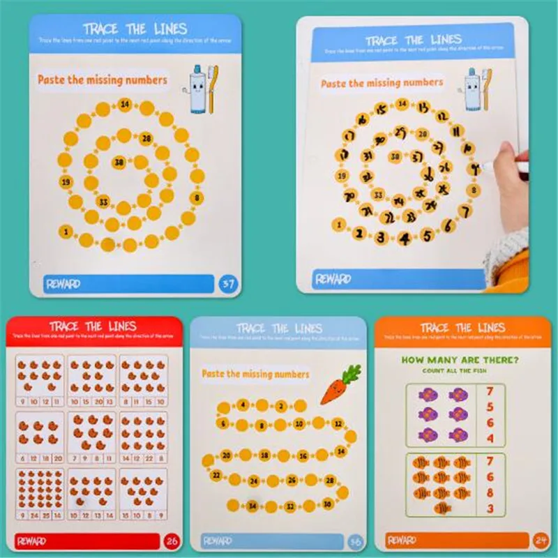 Ранние развивающие игрушки для детей ручка управления точками картина учебные