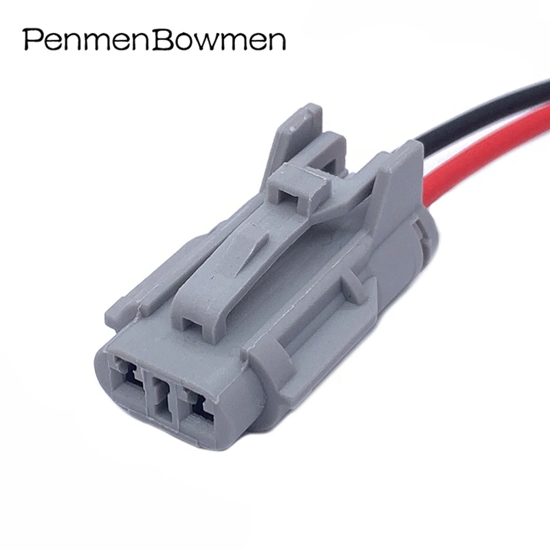 

1 комплект, 2-контактный 7123-1424-40, автоматические дневные ходовые огни, электрические разъемы, женский и мужской жгут проводов, вилка для Hyundai Elantra