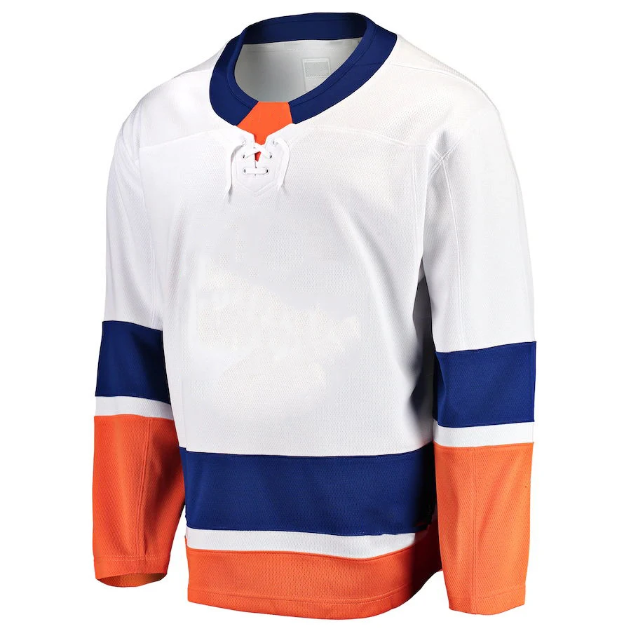 

Customized Stitch Mens America Hockey Jersey New York Ice Sports Fans Jerseys TAVARES BARZAL BOSSY Jersey