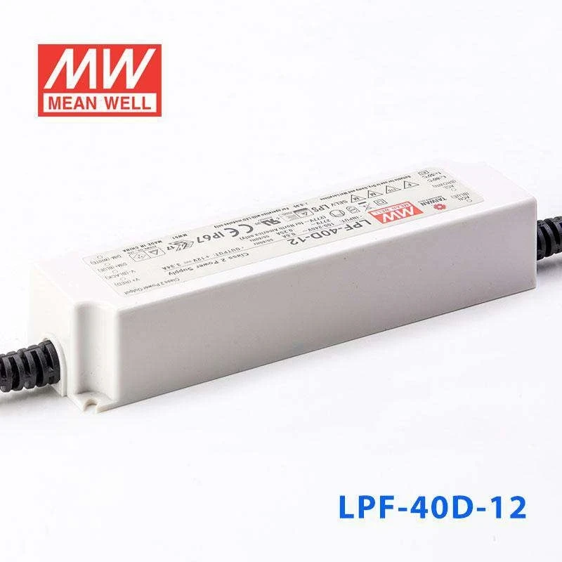 Оригинальный светодиодный источник питания Meanwell LPF-40D 40 08 Вт 220 А в до 12 В