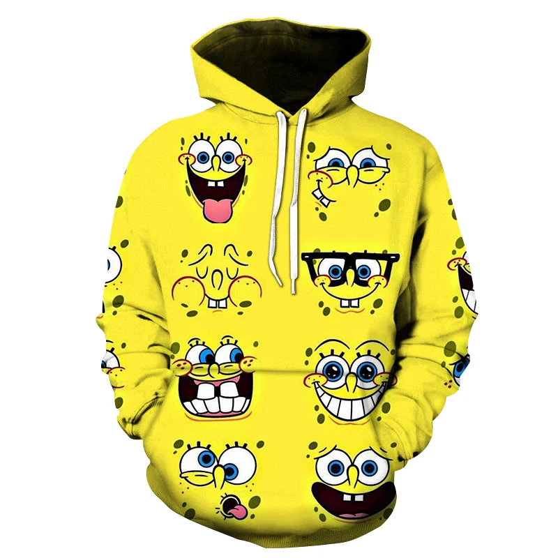 

Spring New Style 3D Printing Pai Daxing Men's Hoodie, Children's Fashion Casual Cartoon Anime Pullover Sweater