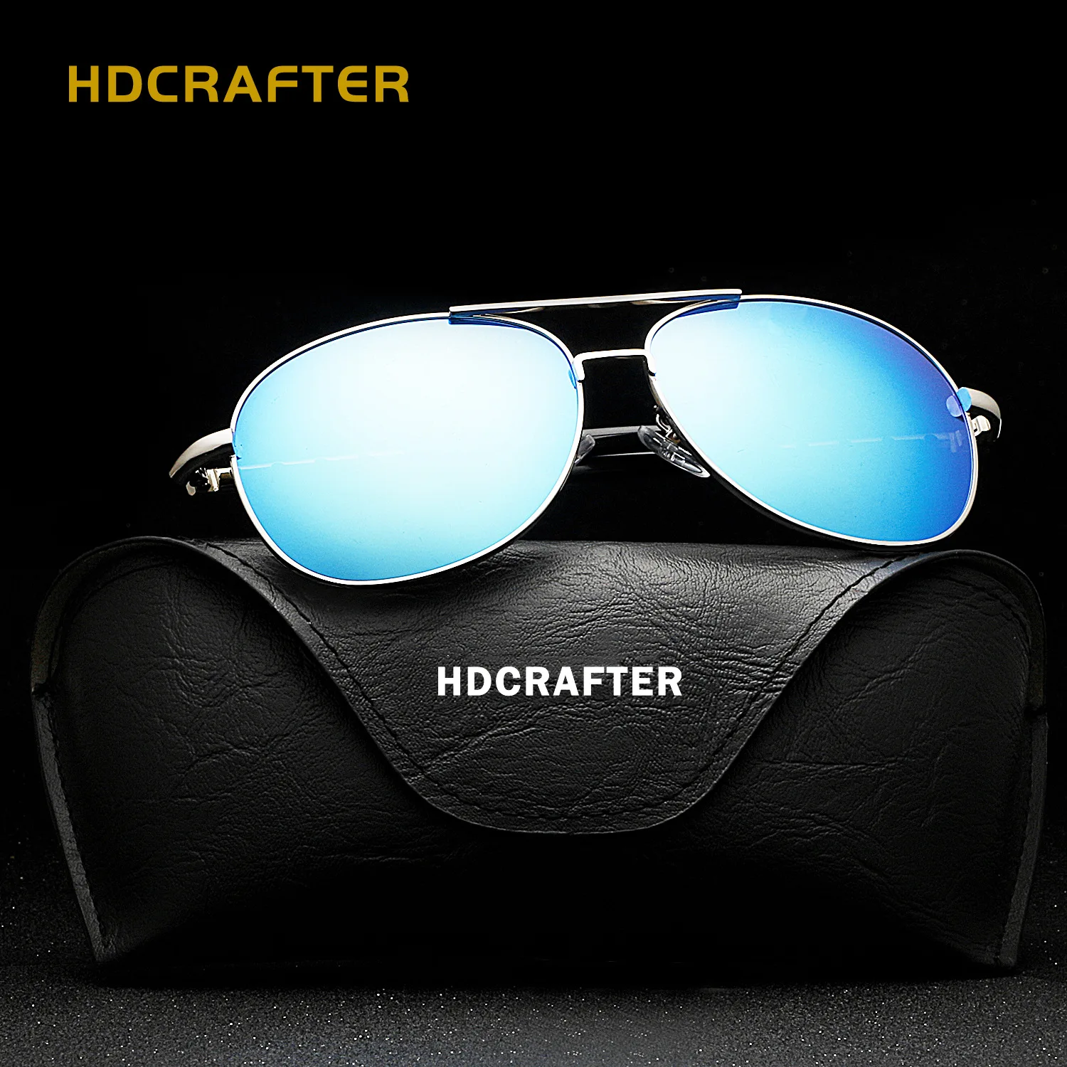 2020 HDCRAFTER поляризационные солнцезащитные очки для мужчин винтажные мужские
