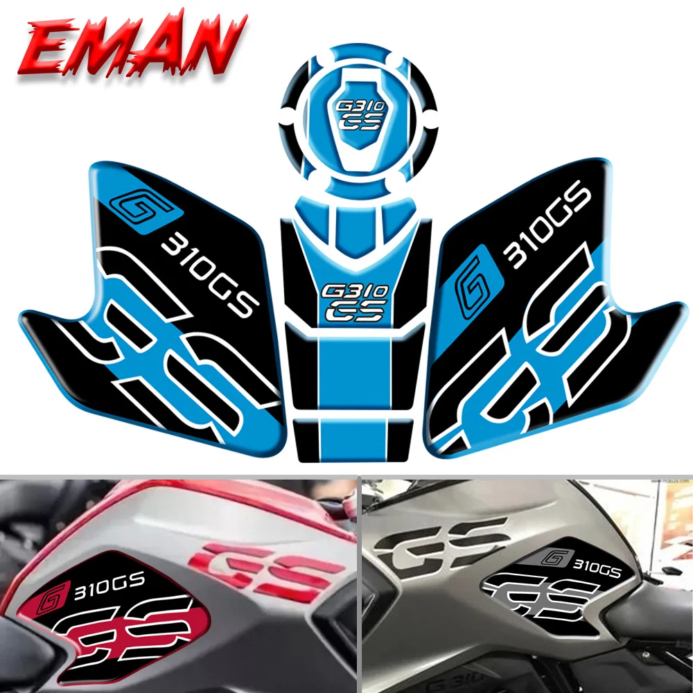 

Motorcycle 3D Tank Pad Protective Decal Epoxy Resin Sticker Fits For BMW G310GS G 310GS G 310 GS