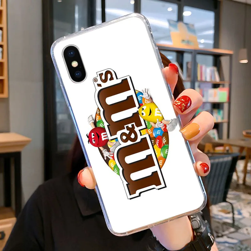 

M&M's Chocolate M and M chocolate Phone Case For iphone 11 Pro Max Case For iPhone 12 Pro Max XS MAX XR SE2 8 7 6S Plus X 5