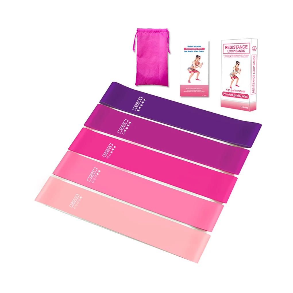 5 шт. Йога Эспандеры тренажерный зал Фитнес сила обучения канат для перетягивания