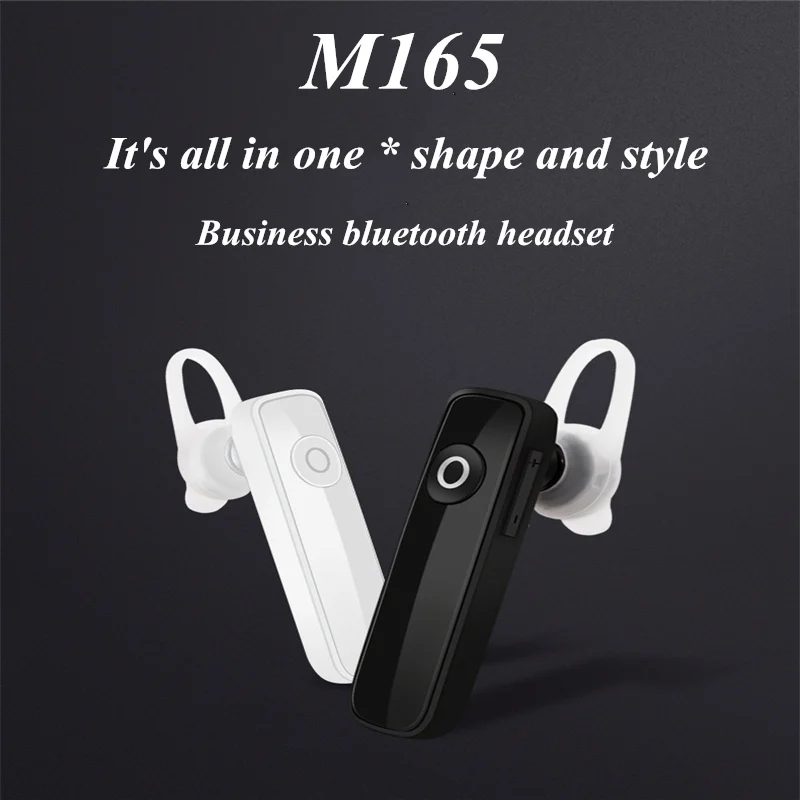 Наушники модные деловые наушники 4 1 Беспроводная Bluetooth гарнитура M163 Спортивная