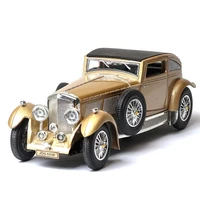 128 bentley 8l 1930s classic car model antique model play vehicles toys decoration a111