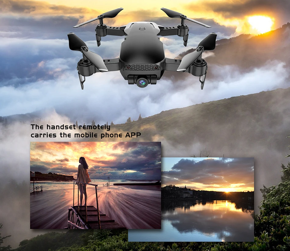 KEELEAD M69G FPV RC Дрон 4K 1080P WiFi HD Двойная камера s Дрон складной мини Дрон жесты фото Квадрокоптер с камерой VS F11 Pro